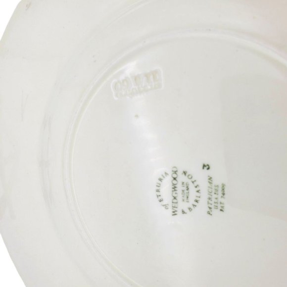 Wedgwood Patrician Etruria & Barlaston Crème Embossed Salad Plates, Set Of 2  8" - Picture 5 of 8